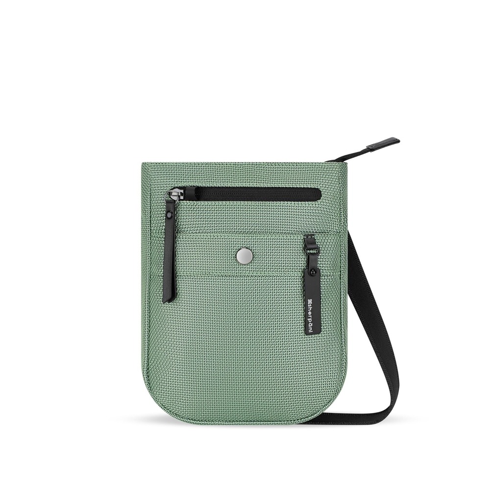 Sherpani Prima Anti Theft Crossbody Bag Small Travel Shoulder Purse Aloe‎ Mist